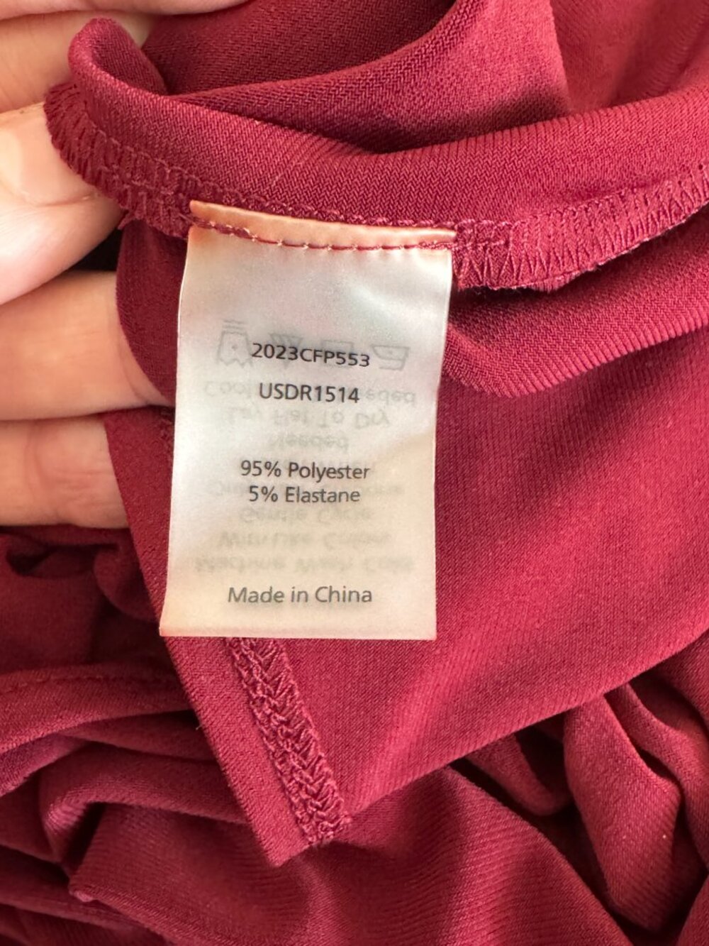 NWT Universal Standard Side-Ruched Midi Dress in Wine/Dark Red US M (18-20) - Picture 4 of 5